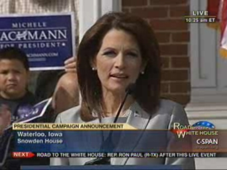 Michelle Bachmann Announces Candidacy 6-27-11